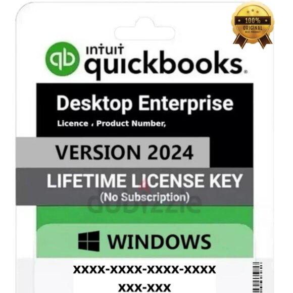 Intuit QuickBooks Enterprise Software 2024 For Pc Windows Desktop - Picture 1 of 4
